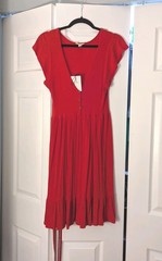 Size Large Red sundress v-neck