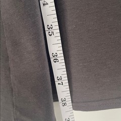 Garnet Hill Pullover Stretch Jersey Elbow-Sleeve Dress Size XL Gray Taupe