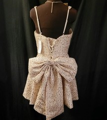 NWT Sz 16 Sequin Cocktail Dress in Champagne