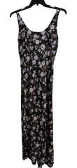 Sofie The Label Sleeveless Women&rsquo;s Large Black Floral Maxi Slip Dress