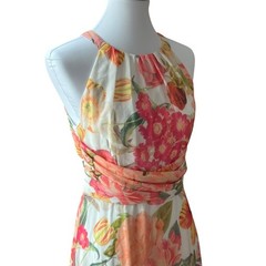 Adrianna Papell Dress 6 Gown Small Summer Formal Maxi Fairy Wedding Guest Y2K