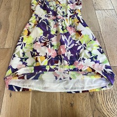 J.Crew Mini Dress 00 Floral Spaghetti Strap Silky Pockets Summer Beach Casual
