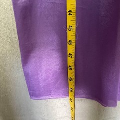 Vintage Purple Nylon Nightgown Medium Long V Neck Lingerie Gown Minimalist