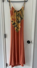 Gypsy 05 Bamboo Tie Dye Maxi Dress Size Small Boho Vacation