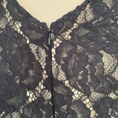 Women’s Size XL Dark Romance Floral Cocktail Dress Lace Embroidered Whimsigoth