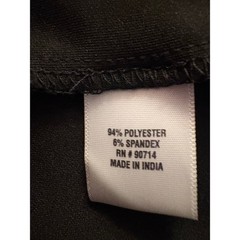 MSK Petite Black Asymmetrical Shift Dress w/ Pearl Stud Embellishments – 14P