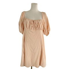 BCBG Mini lightweight lined babydoll dress, Peach, Size XL, NWT