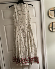 J.CREW Women’s Sundress Sleeveless V-Neck Smocked Floral Midi Dress Size 6