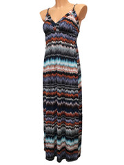*Select* Multi Coloured Long Strappy Dress: Sz 8/10: New