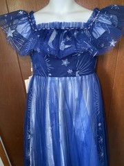 LIMITED Edition Celestial LanTing Couture Navy Blue Tulle Ball Gown Dress