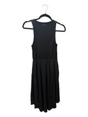 Prana Black Fit and Flare tank Midi Summer Dress Size Xtra Small