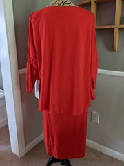 Coldwater Creek Easy Does It Ponte Pullover Knit Dress Red Size M – NWT