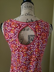 NWT Max Studio Red Orange White Multi Floral Sleeveless Dress Sz Small MSRP $98