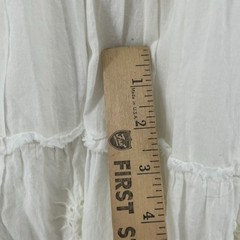 Talisman Dress Cream Fredrico Loose Fit Cotton S/M Boho Ethereal Cottagecore