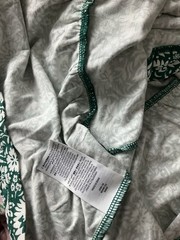Boden Scoop Tiered Jersey Mini Dress Bottle Green Bloom Cascade US 2R 2