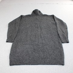 Uniqlo Sweater Dress Women Medium Gray Turtleneck Knit Long Sleeve Cozy Comfort