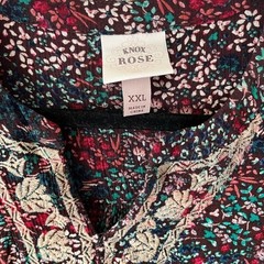 Knox Rose Floral Maxi Dress with Embroidered Yoke – Red, Green, Black