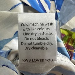 Romance Was Born Stripe Picnic Shirt Dress Size 12 / Large NWT Wedding Formal