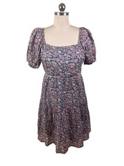 Japna Smock Dress Womens Large NWT Calico Floral Peasant Vintage Romance Boho