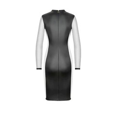 Maison Close Front and Back Opened Long Sleeved Dress Chambre Noire