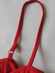 No Brand Red Spaghetti Straps Ruched Mini Length Bodycon Dress Women&rsquo;s Small