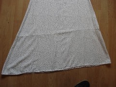 SAINT+SOFIA WHITE/POLKA DOT LYOCELL ZIP BUTTON CUFF 3/4 SLEEVE UK 12