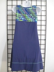 TITLE NINE 🌸 SIZE XS==BLUE / PERFORMANCE KNIT / POP OVER A-LINE DRESS