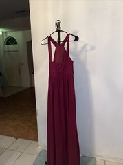 lulus red halter dress M (dry Clean Only)
