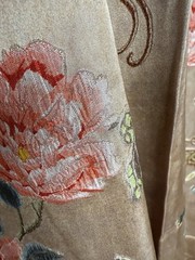 High quality Traditional Asian Qipao Style Chinese Floral Silk Dress