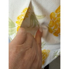 Brooks Brothers Pineapple Print Shift Dress Womens 4 Petite White Yellow Preppy