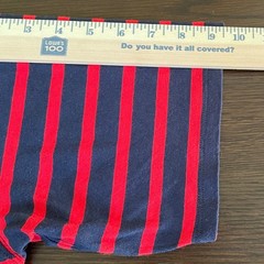Everlane 100% Organic Cotton Striped T-Shirt Dress Small Nautical Navy Red EUC