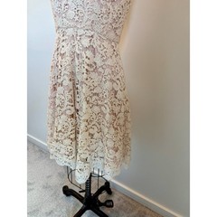 French Connection &lsquo;Loving Crochet » Vintage Dress- 6- As Seen On Vampire Diaries