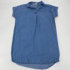 THREAD and SUPPLY Chambray Hi-low Hem Pullover Shirt Womens Size S Tunic