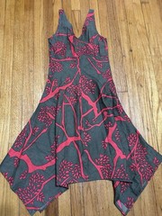 ALLER SIMPLEMENT Women&rsquo;s S Red Unique Dress DESIGNED IN FRANCE NWT