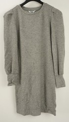 New BB Dakota Knit The Scene Women&rsquo;s Size S Gray Long Sleeve Mini Sweater Dress