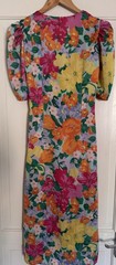 Vila Floral Midi Dress Satin Style/Wedding Guest/Occasion/Party*EU 36 – UK 8