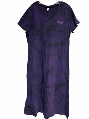 The Animal Rescue Site Dress Size XL Purple Paw Prints
