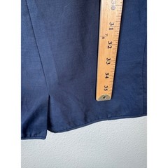 Kuho Blue Grey Shift Mini Dress Womens M Casual Minimalist Capsule Basic Summer
