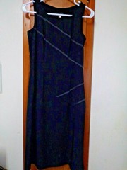 FEILANRONI Sleeveless Lined Black Dress W/Side Zipper – Size S