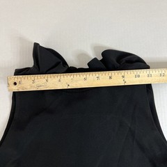 Tuckernuck Blythe Sleeveless Ruffle Neck Bow Back Dress Large