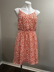 Copper Key Red and White Spaghetti Strap Sundress