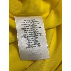 Alice + Olivia NWT Sariya Cut-Out Interlock Knit Maxi-Dress Yellow Sz 0 MSRP$350