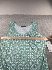 Tango Mango Multicolor Shift Dress Sleeveless Geometric Paisley Women XXL NWT