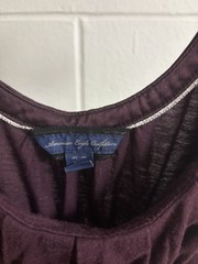 American Eagle Outfitters Purple Tank Dress Scoop Neck Spaghetti Straps M