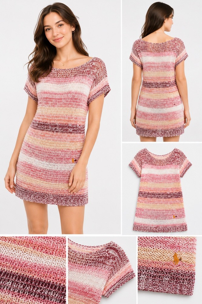 Cop.Copine Paris Knit Sweater Dress Archive France M