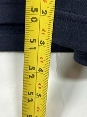 Quacker Factory Maxi Dress Large Navy Angel Flowers Embroidered Pockets