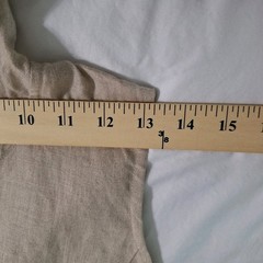 Vtg Valerie Stevens Pure Linen Hooded Midi Dress Sz 6 Lagenlook Minimalist Beach