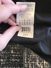 BCBGeneration Black Ruffle V-Neck Sleeveless Dress Elastic Waist Dress Size S
