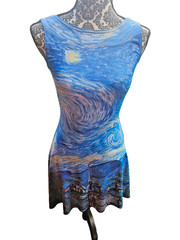 Black Milk Van Gogh Starry Night Aline Play dress size S