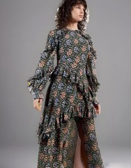 Ted Baker floral dress wedding guest races cruise garden party 4 14 rrp £249 NWT